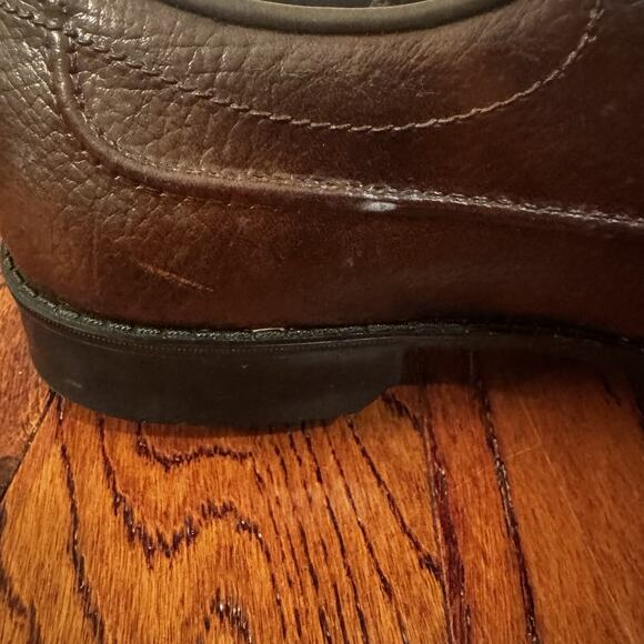 Vintage Arnold Palmer Men's 8 M Eaton Golf Shoe Brown with Kiltie w/ Spikes USA - Picture 8 of 16